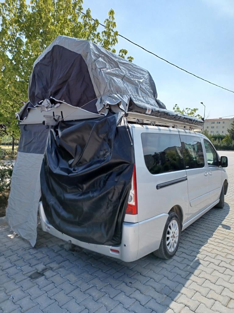 Daktent + luifel, Enlèvement