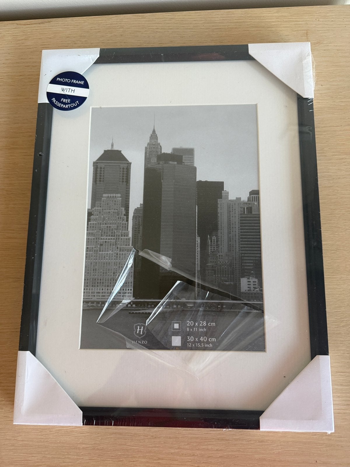 Nieuwe kader met passe-partout 30 x 40 cm, Ophalen, Nieuw, Met passe-partout, Fotolijst