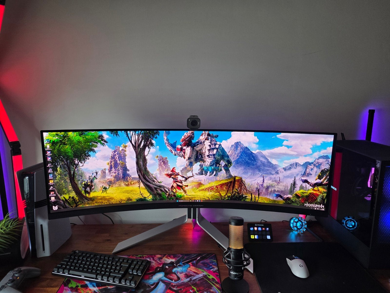 AOC PD49 Porsche Design 49" OLED monitor, Computers en Software, Monitoren, Hoofdtelefoonaansluiting, AOC, Minder dan 1 ms, Zo goed als nieuw
