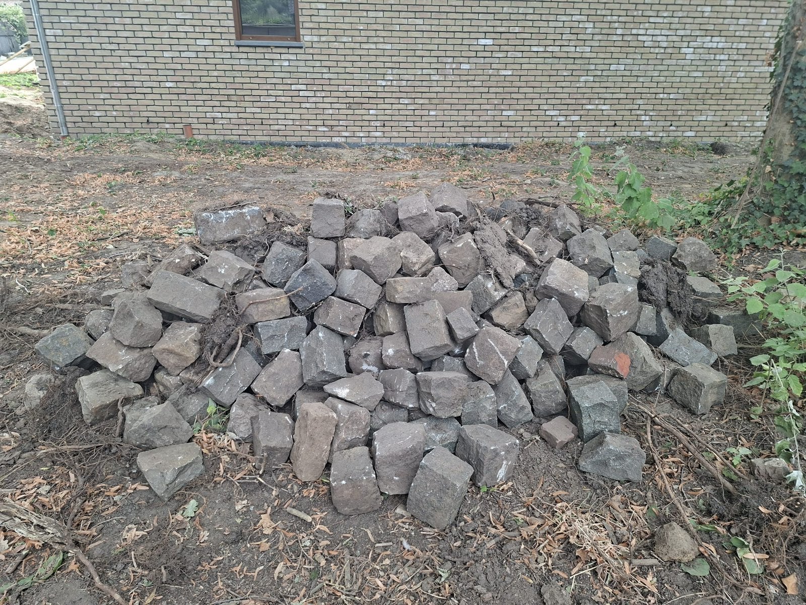 Kasseien gratis op te halen, Tuin en Terras, Ophalen, Gebruikt, Kei