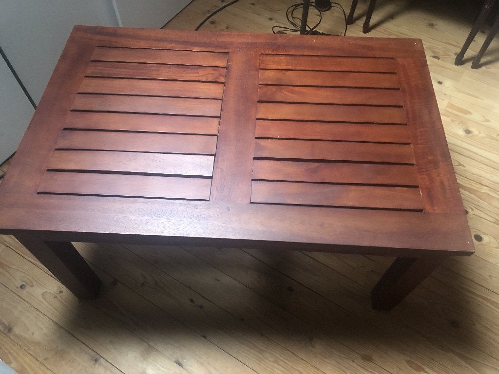 Houten salontafel, Huis en Inrichting, Tafels | Salontafels, Ophalen, Gebruikt