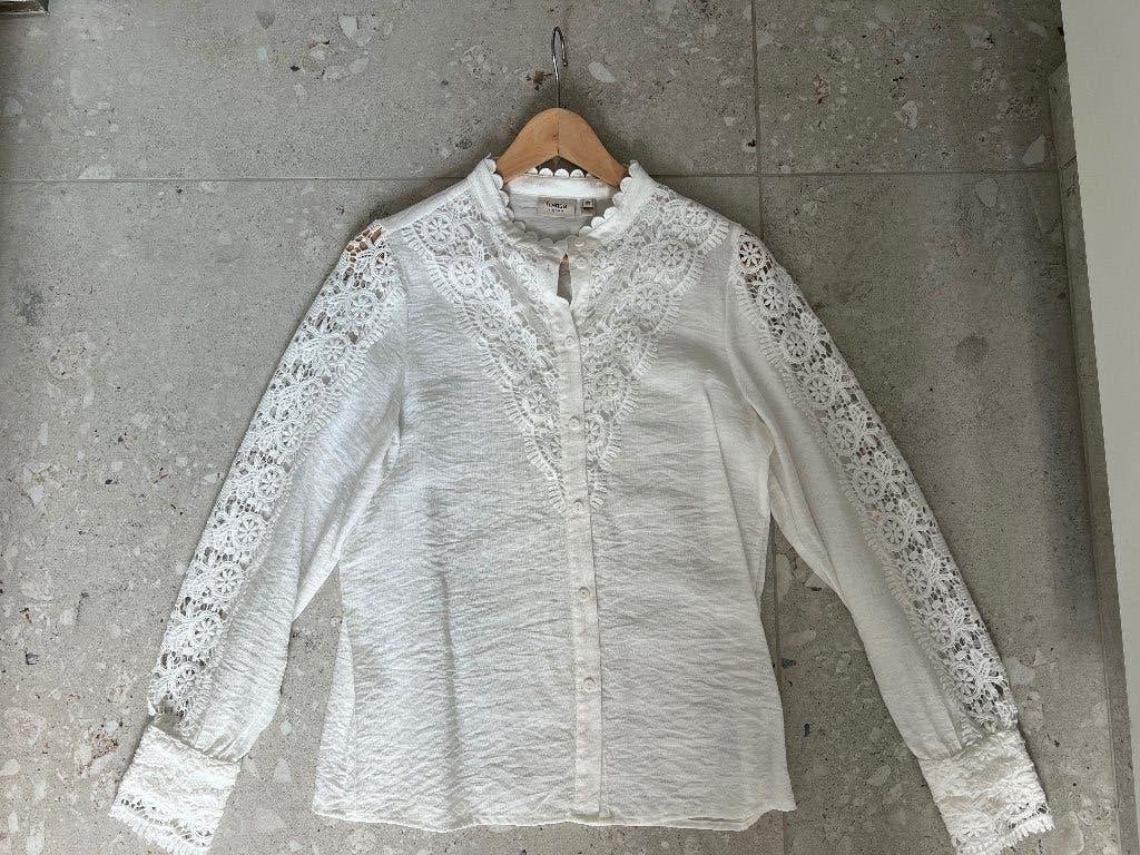 Dames blouse, Fransa, Wit, Nieuw, Ophalen of Verzenden