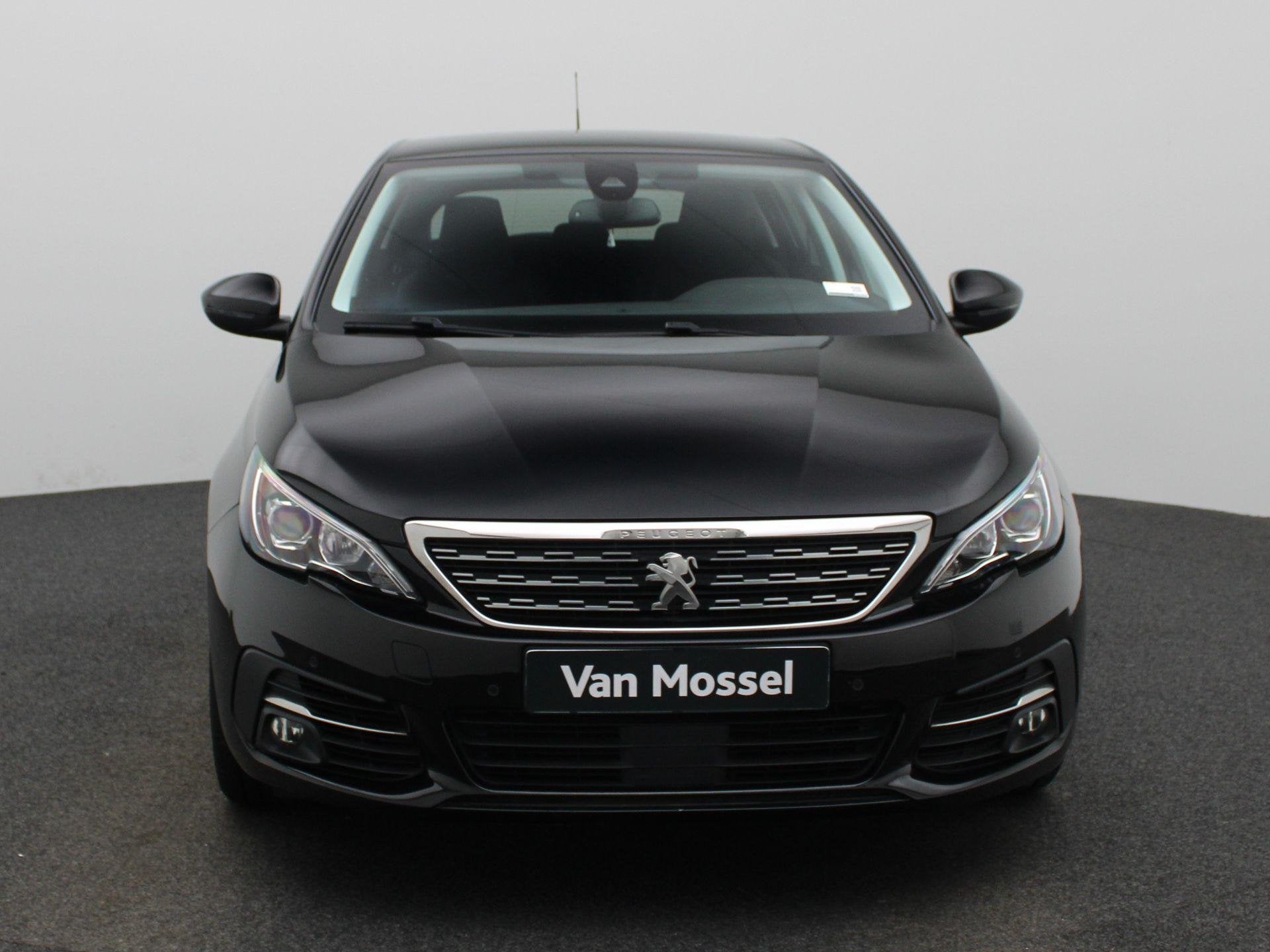 Peugeot 308 1.5 BlueHDi 130 S&S EAT8 Allure, Auto's, Stof, Gebruikt, 4 cilinders, Zwart