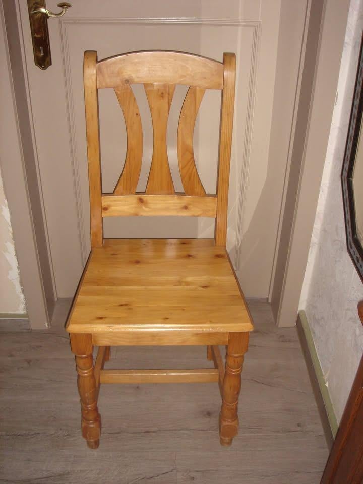 6 eetkamer stoelen, Ophalen, Gebruikt, Hout