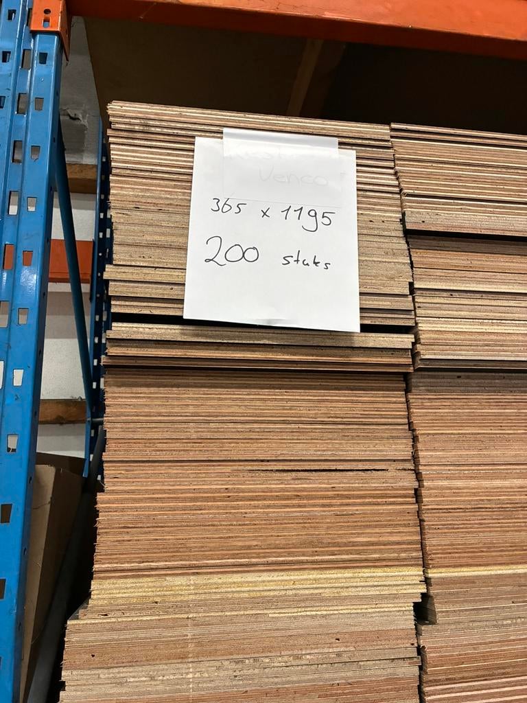 Betonplex 9mm en vu multplex, Doe-het-zelf en Bouw, Ophalen, Zo goed als nieuw, Betonplex