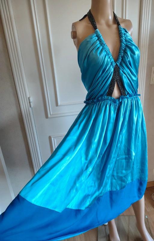 Vintage satijnen Chloé dress, Kleding | Dames, Jurken, Chloe, Verzenden, Maat 36 (S)
