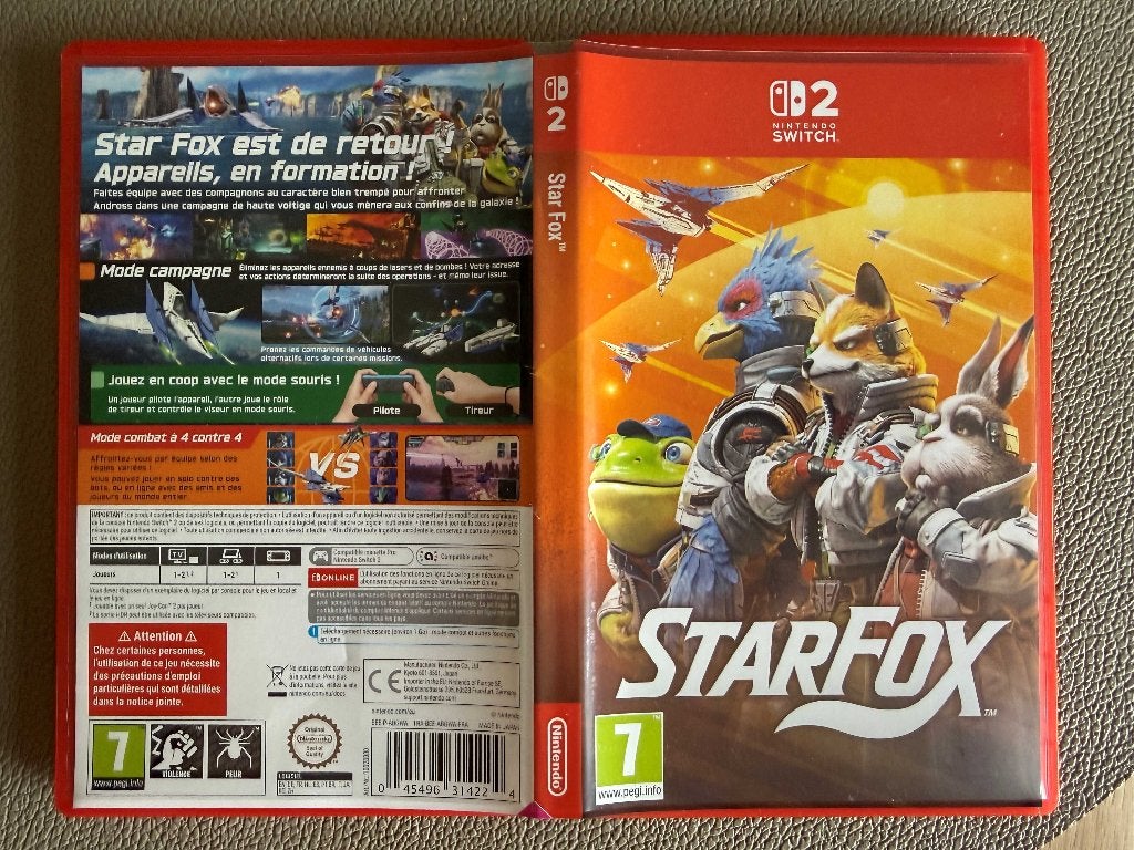 Star Fox Switch 2, Shooter, Enlèvement ou Envoi, 2 joueurs, À partir de 7 ans