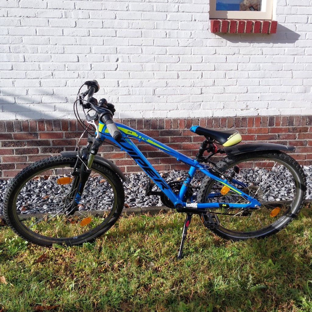 Mountainbike 24 inch, Fietsen en Brommers, Ophalen, 24 inch, Velgrem, Zo goed als nieuw