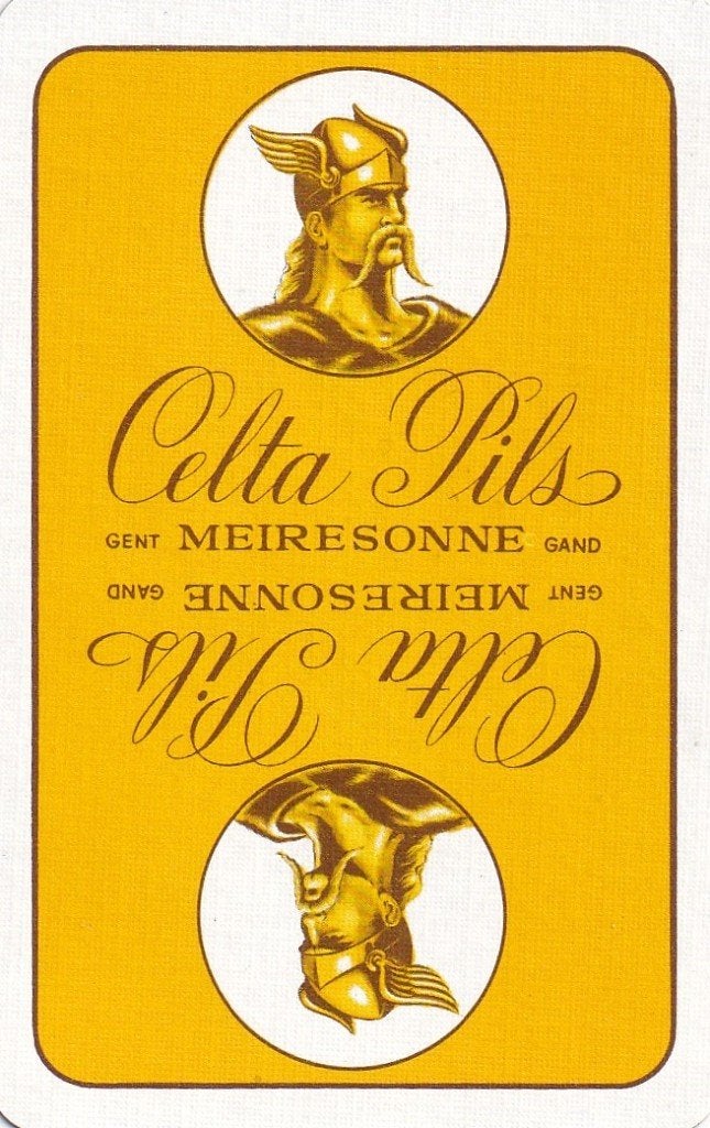 B 15 / S K  CELTA PILS MEIRESONNE GENT, Collections, Enlèvement ou Envoi, Neuf, Carte(s) à jouer