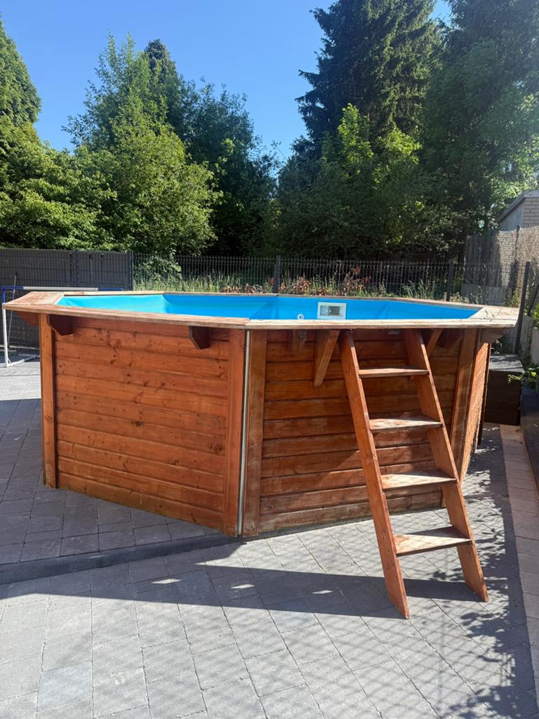 Piscine en bois hors sol, 300 cm ou plus, Enlèvement, Utilisé, Piscines hors sol