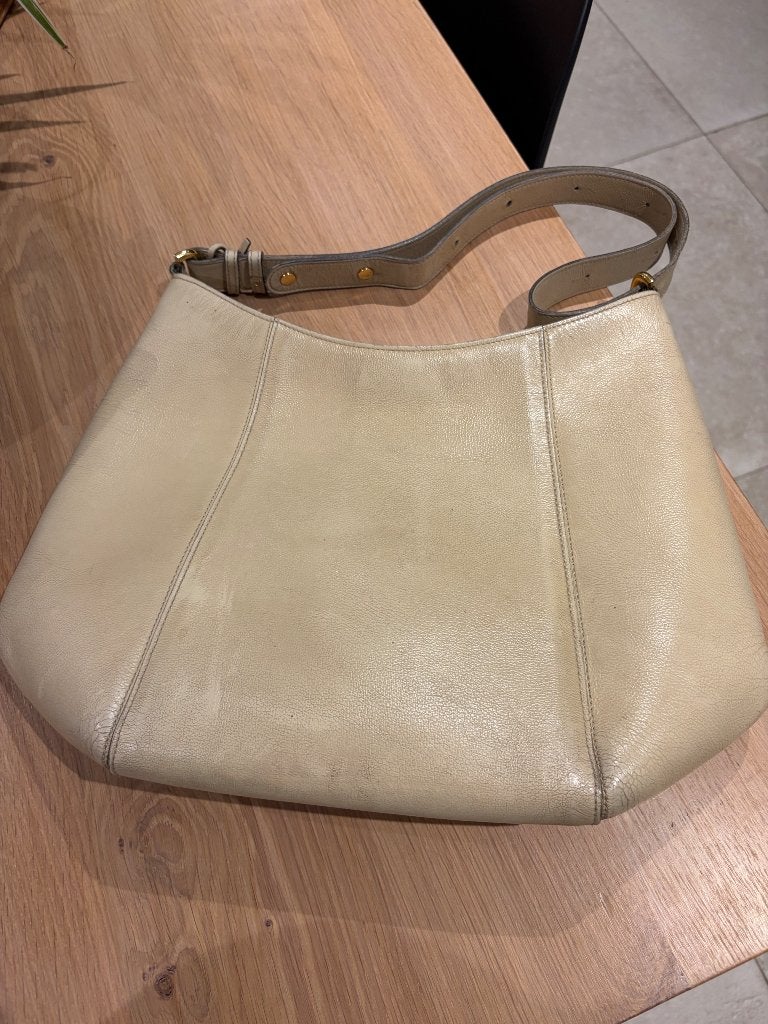 Delvaux Désir, Ophalen of Verzenden, Gebruikt, Beige, Handtas