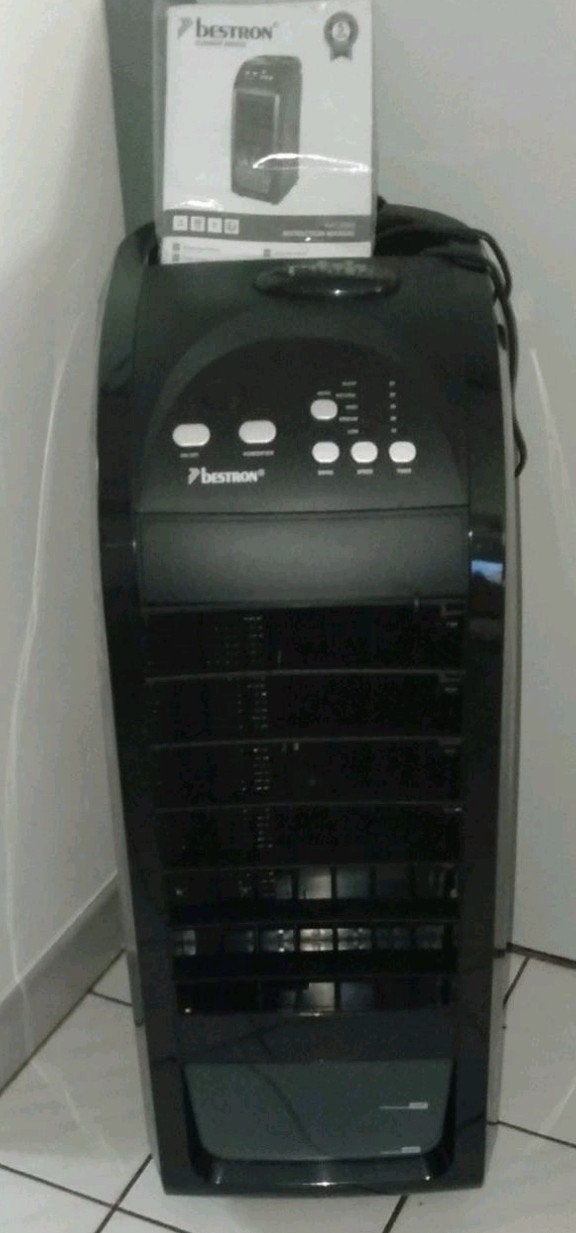Refroidisseur d'air Bestron (pas de climatisation), Electroménager, Ventilateurs, Comme neuf, Ventilateur tour, Ventilateur avec télécommande