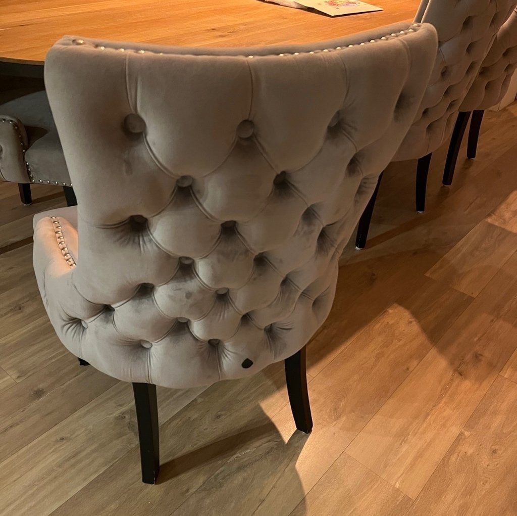 Eetkamerstoelen, Enlèvement, Tissus, Landelijk, Brun