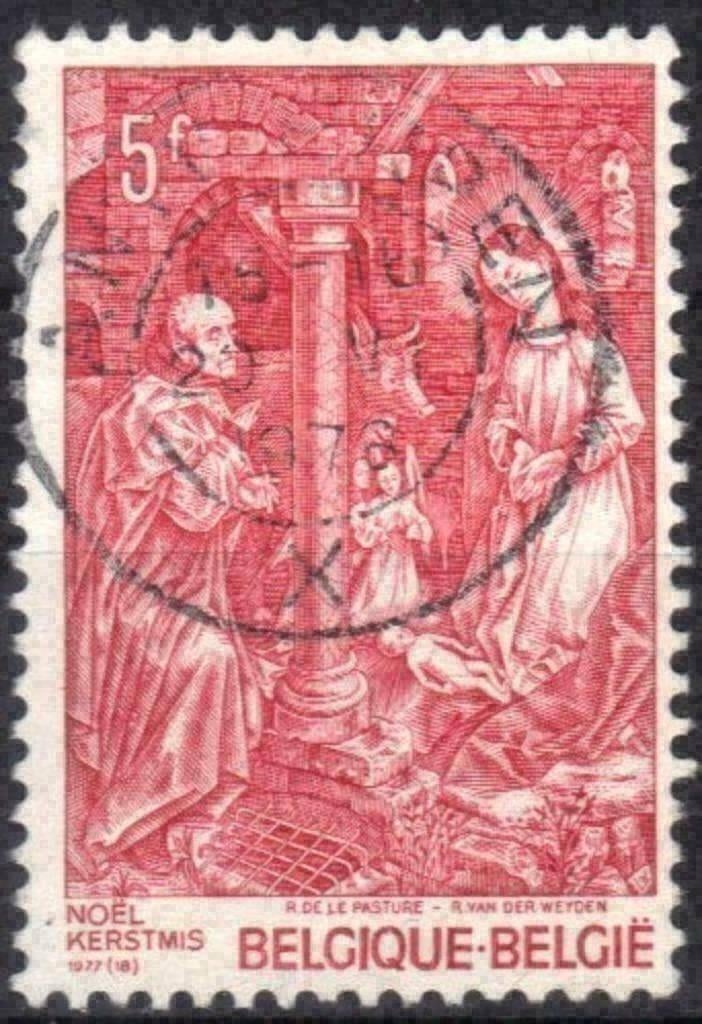 Belgie 1977 - Yvert 1869/OBP 1874 - Kerstmis (ST), Postzegels en Munten, Verzenden, Gestempeld, Gestempeld