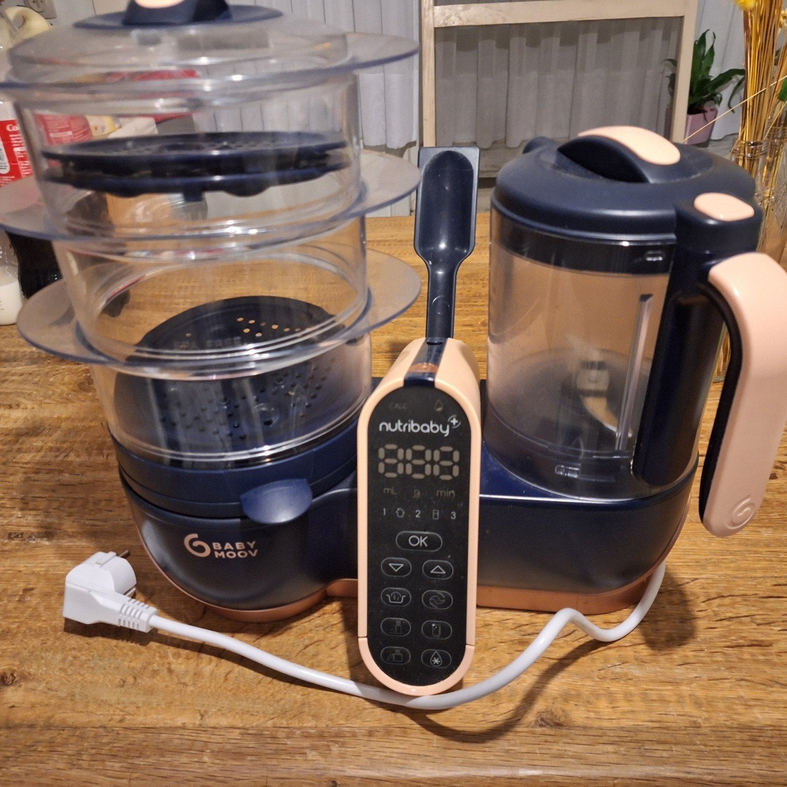 babymoov stomer en mixer in 1 nutribaby, Ophalen, Zo goed als nieuw