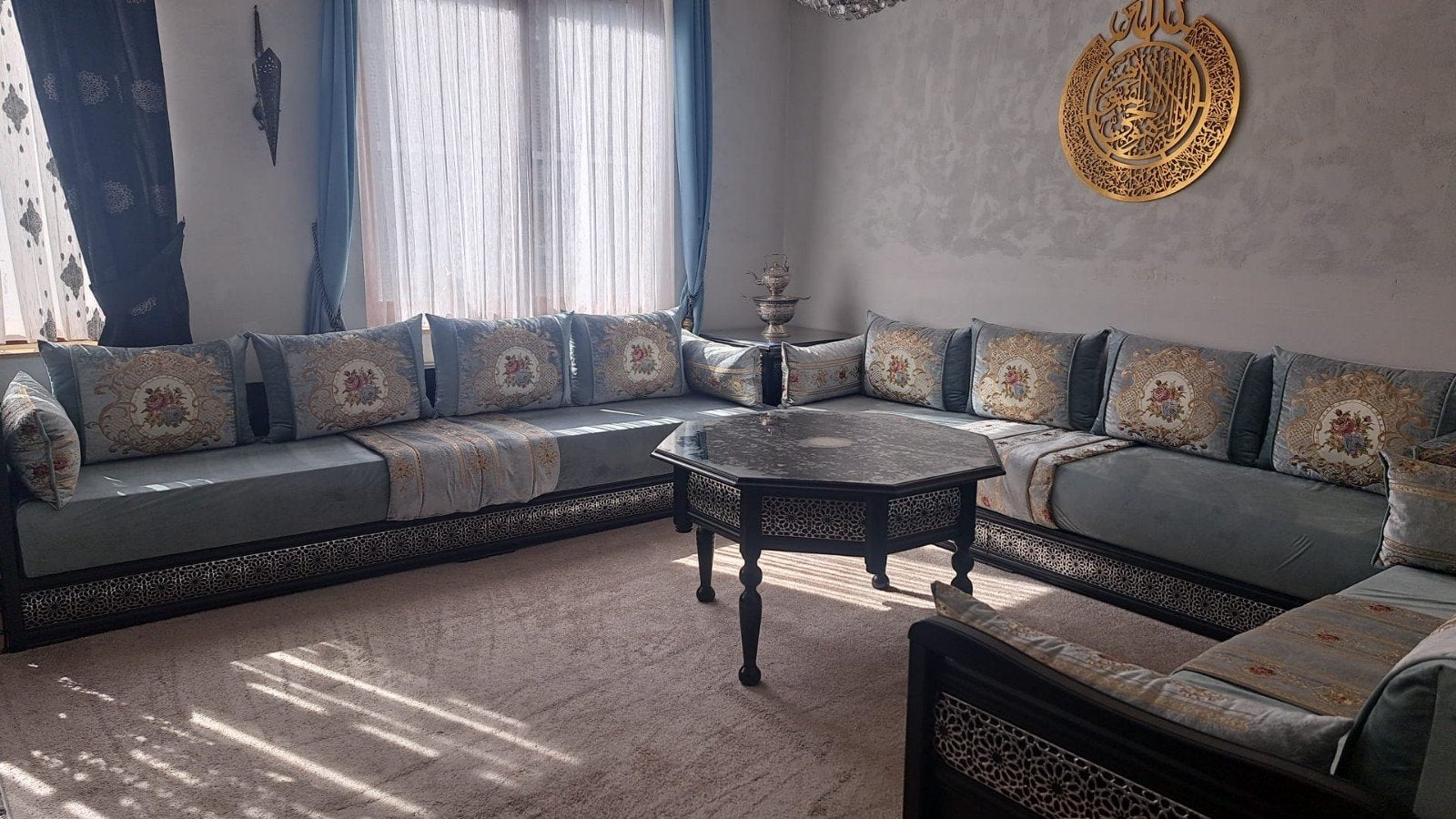 Salon marocain comme neuve, Maison & Meubles, Canapés | Coins salons complets, Enlèvement