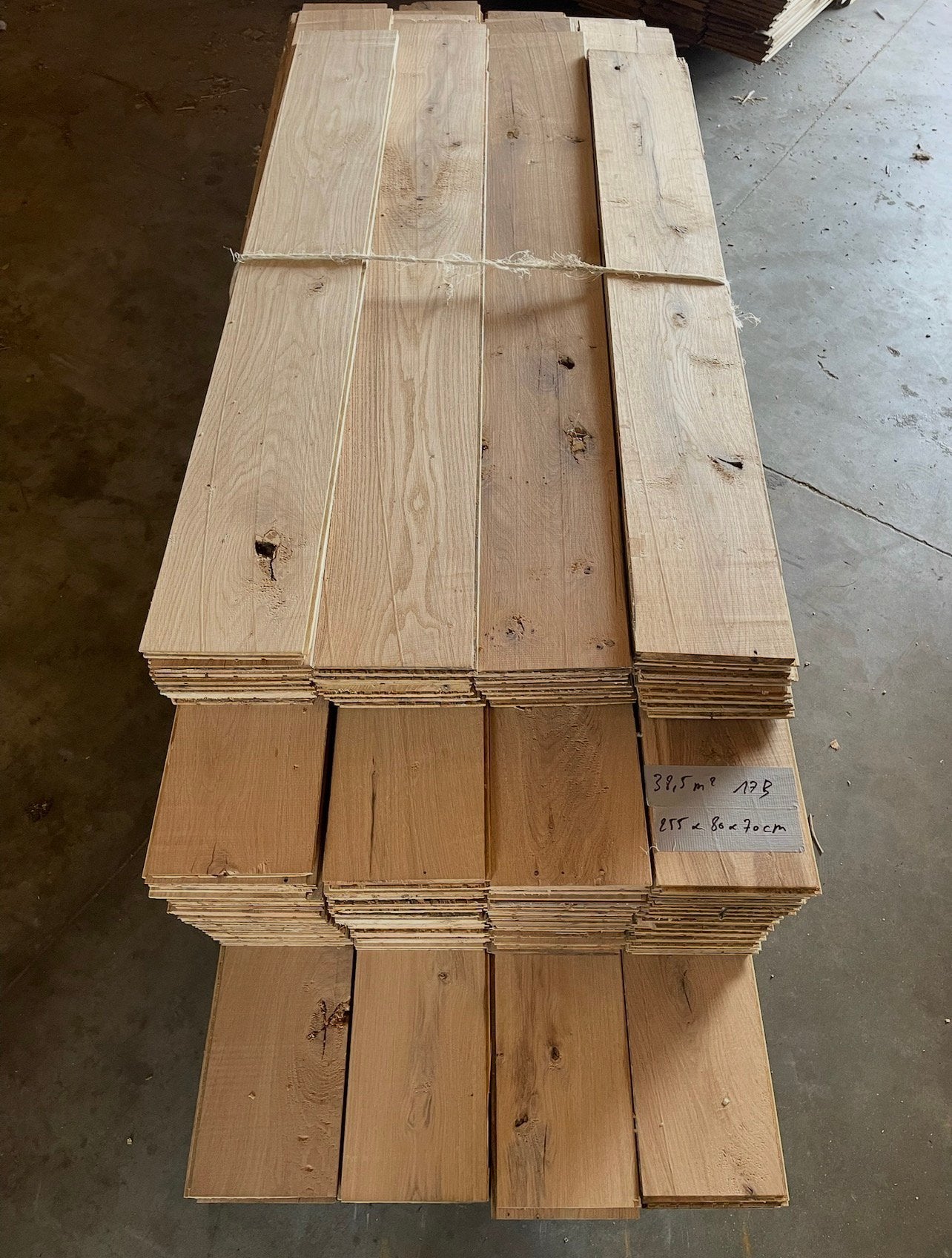 Parquet ancien en chêne massif ! 38,5 m2, 17 cm de largeur, Bricolage & Construction, Enlèvement, Comme neuf, Bois, Parquet
