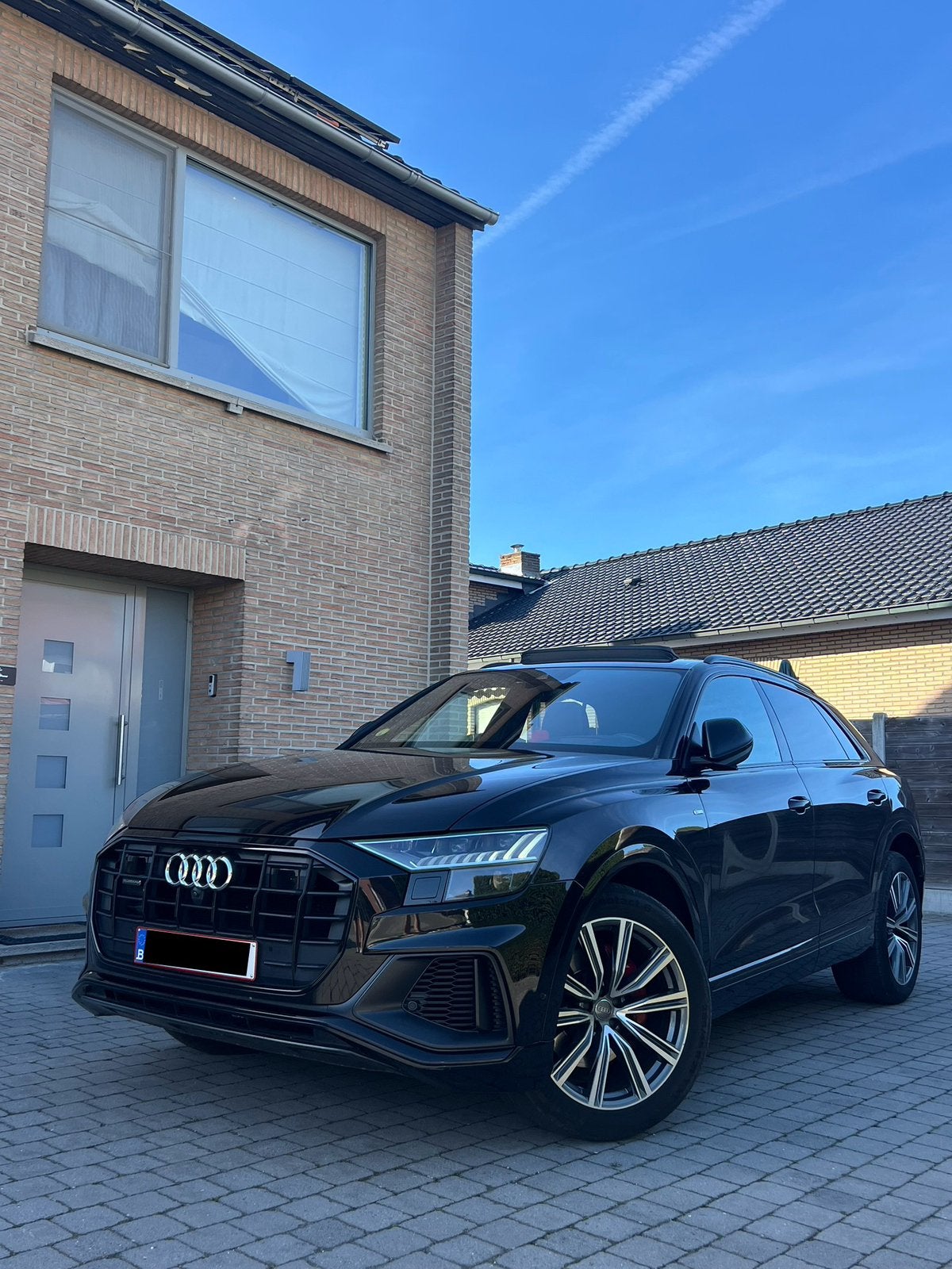 Audi Q8 50TDI Quattro Full 3x SLine ACC Matrix Pano Bel état, Autos, Cuir et Alcantara, Achat, Euro 6, Q8
