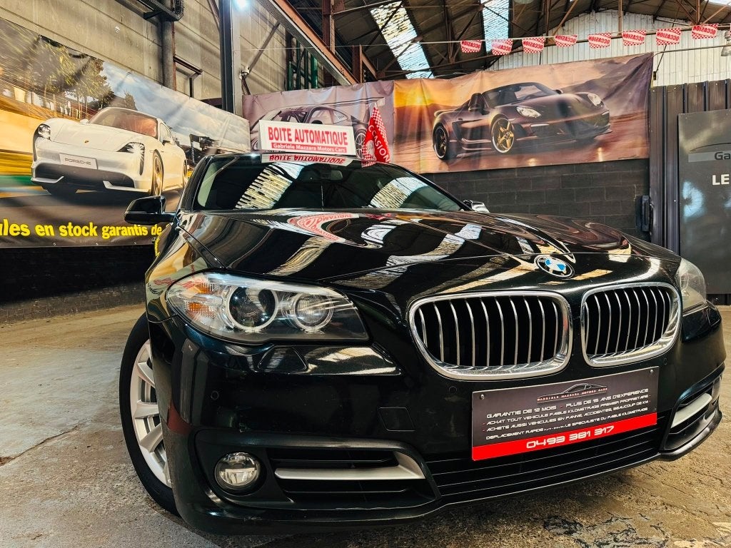 BMW 520D DA Xénons GPS Cuir PDC, Euro 6, Entreprise, Garantie prolongée, Entretenue par le concessionnaire