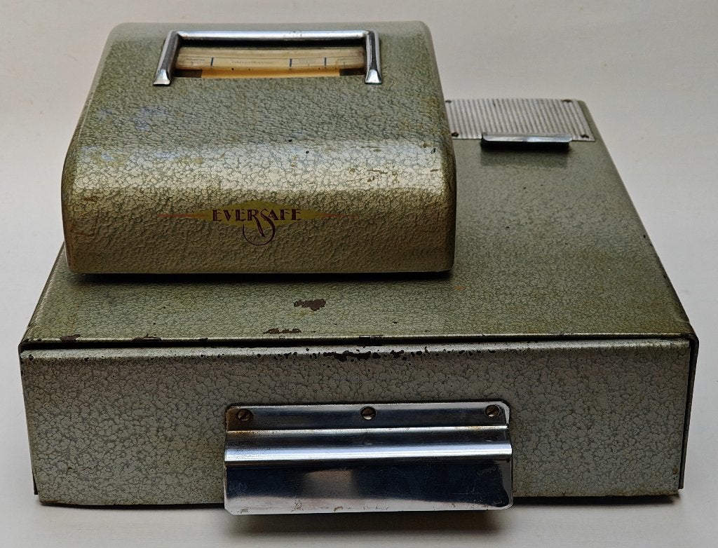 Vintage Eversafe kassa, Antiek en Kunst, Ophalen of Verzenden