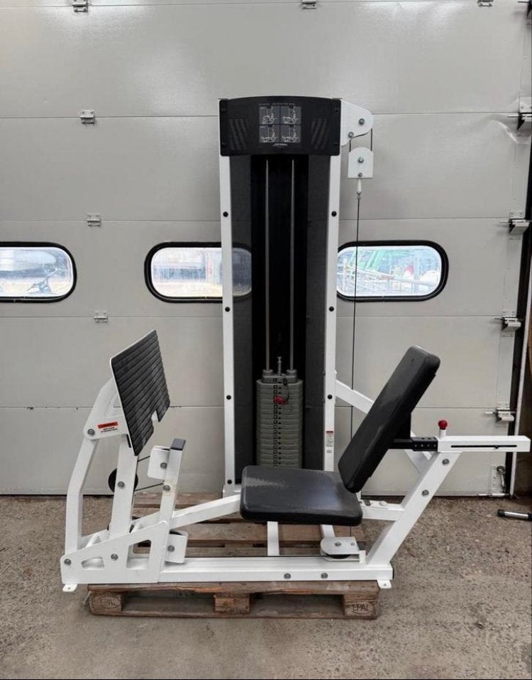 Life Fitness Fit Series Leg Press/Calf Raise White topstaat, Sport en Fitness, Ophalen, Gebruikt, Benen, Overige typen