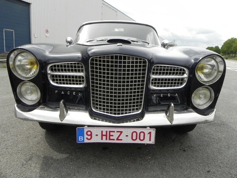 Facel Vega FV3B 1957 Coupe Oldtimer, Auto's, 4 zetels, Achterwielaandrijving, Zwart, Blauw