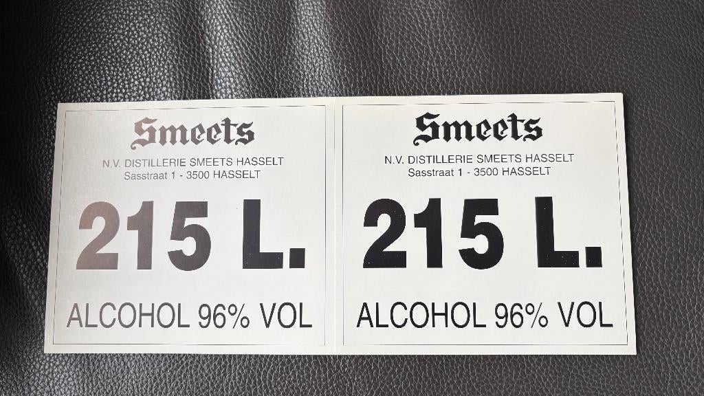 Smeets Hasselt etiket, Verzamelen, Ophalen, Nieuw, Verpakking