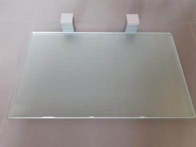 Glazen legplank met muurbevestiging, Enlèvement, Comme neuf