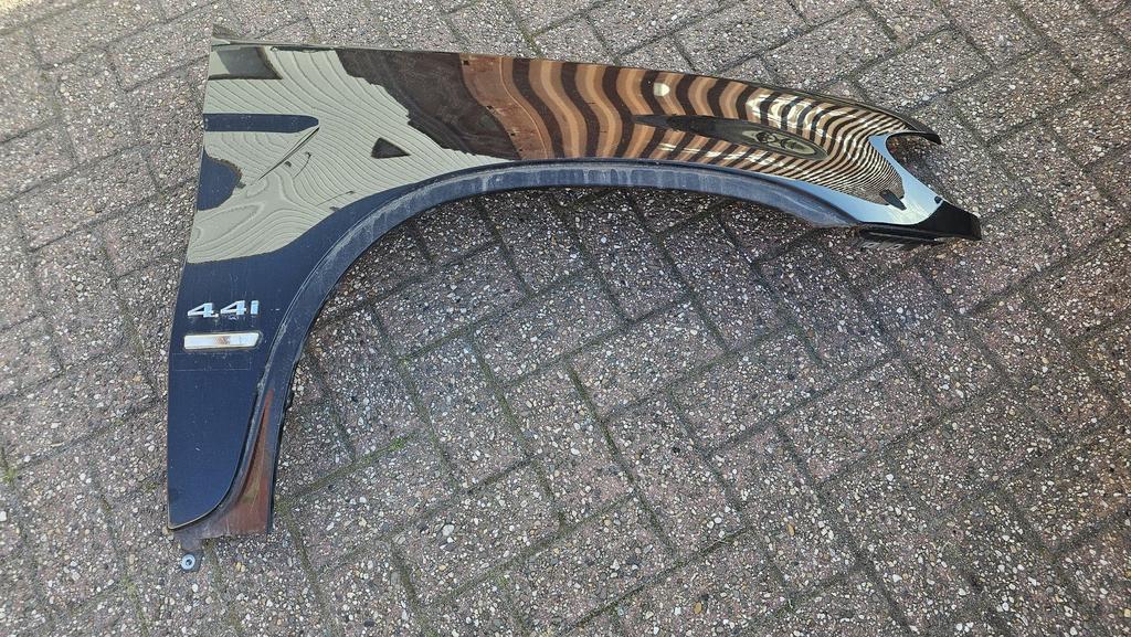 Voorscherm spatbord rechtsvoor BMW X5 serie E53 kleur Cosmos, Auto-onderdelen, Gebruikt, -, Links, Ophalen of Verzenden