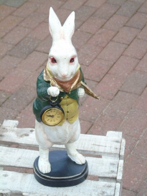 statue le lapin d'alice au pays des merveilles, Enlèvement ou Envoi, Neuf, Animal