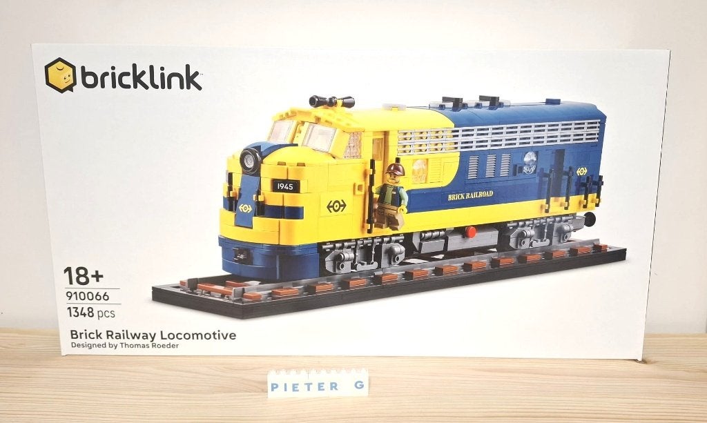 910066 - Lego Bricklink Brick Railroad Locomotive - Nieuw, Inclusief accessoires, Overige thema's, Lego, Nieuw