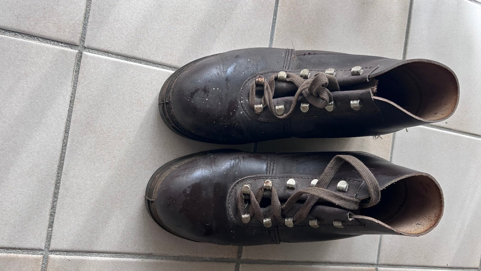 Stalen laarzen - maat 39, Ophalen, Bruin, Boots, Gedragen