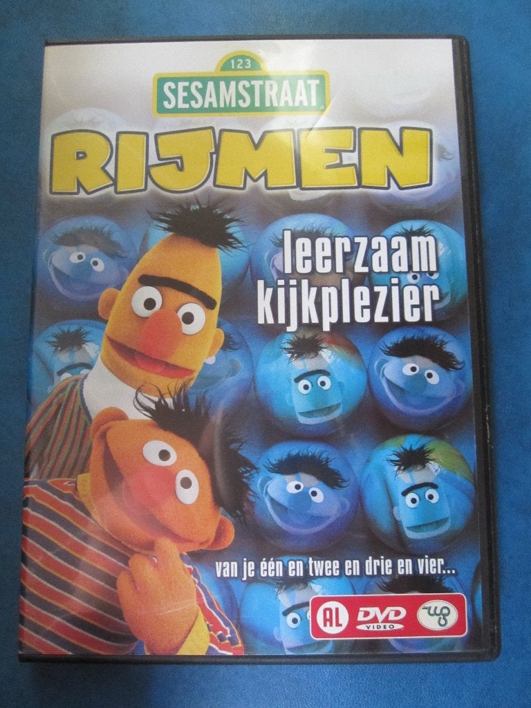 Sesamstraat - Rijmen, Cd's en Dvd's, Alle leeftijden, Tv-serie, Zo goed als nieuw, Educatief