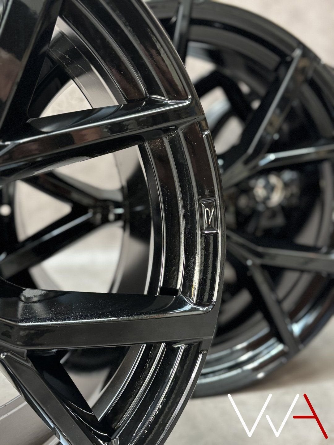 22'' Volkswagen Touareg 3 Estoril CR7 BLACK velgenset NIEUW, Velg(en), -, -, Nieuw