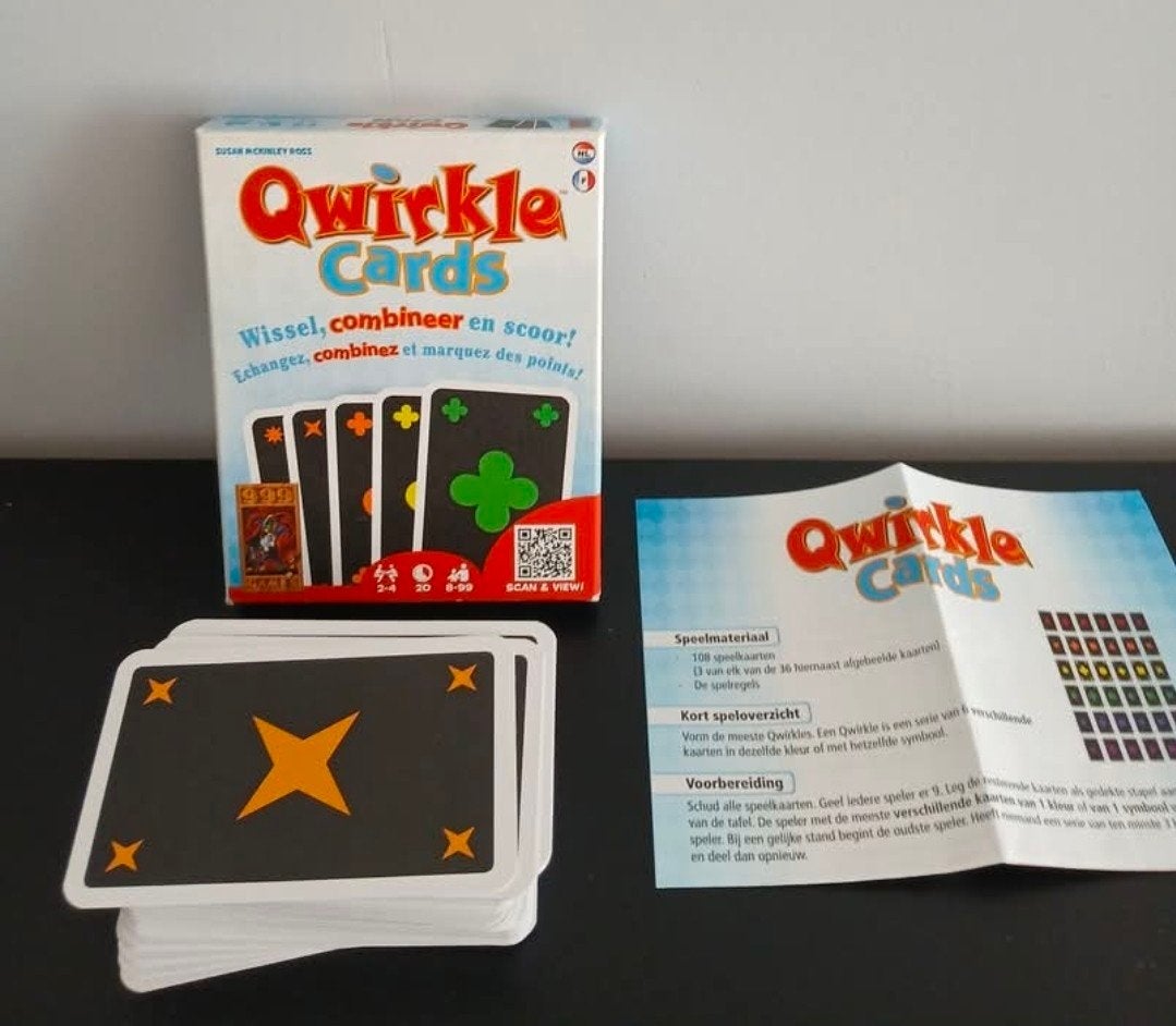 kaartspel Qwirkle, Collections, Enlèvement, Comme neuf, Carte(s) à jouer