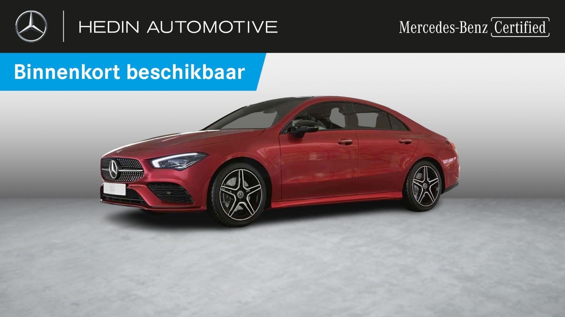 Mercedes-Benz CLA-Klasse 250 e Coupé AMG Line | Night Pack, Autos, Rouge, Achat, 4 portes, Entreprise