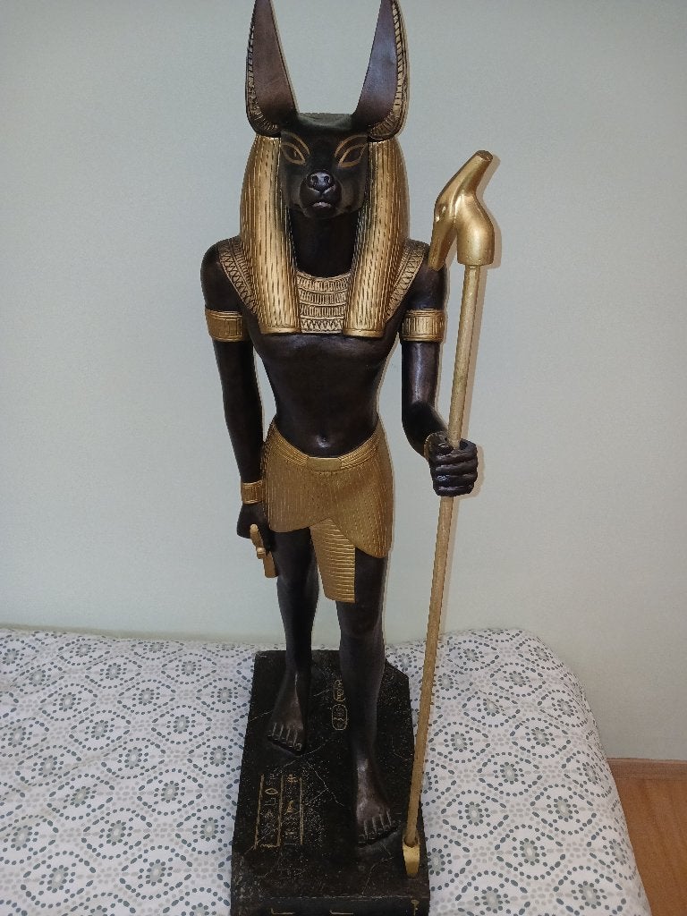 Egyptisch beeld, Ophalen, Zo goed als nieuw, Zwart