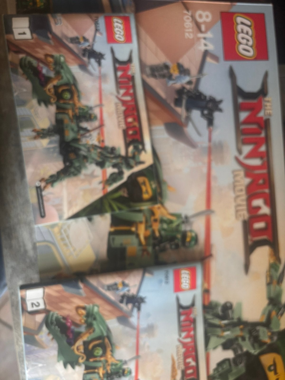 Ninjago The movie Groene mech draak 70612, Lego, Ophalen of Verzenden, Zo goed als nieuw, Inclusief instructies