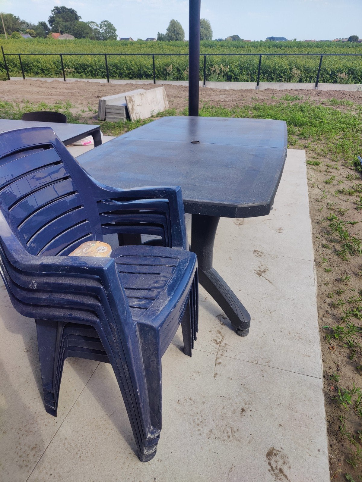 Werf tuintafel 190x110 cm, Ophalen