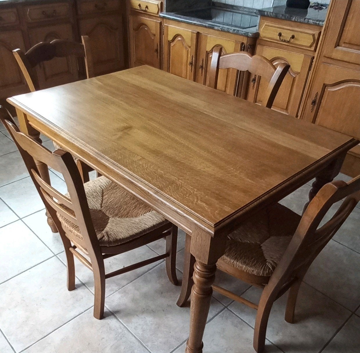 Eettafel met 5 stoelen, Huis en Inrichting, Tafels | Eettafels, Ophalen