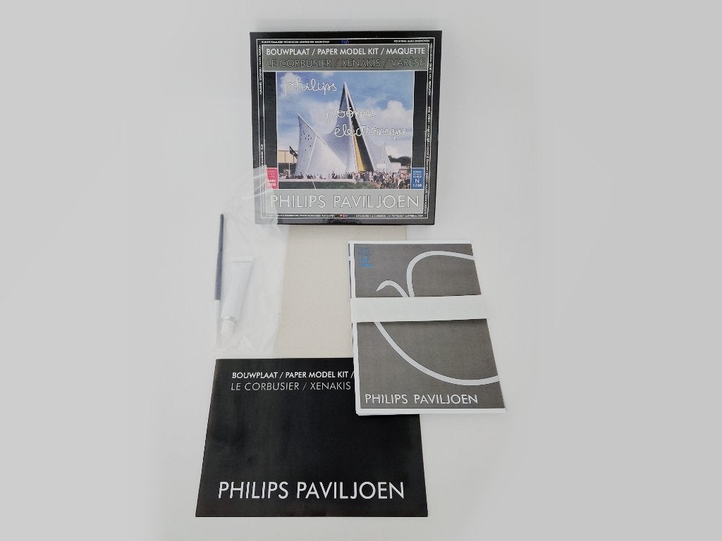 model Le Corbusier maquette Philips paviljoen, Hobby en Vrije tijd, Modelbouw | Figuren en Diorama's, Ophalen of Verzenden, Zo goed als nieuw