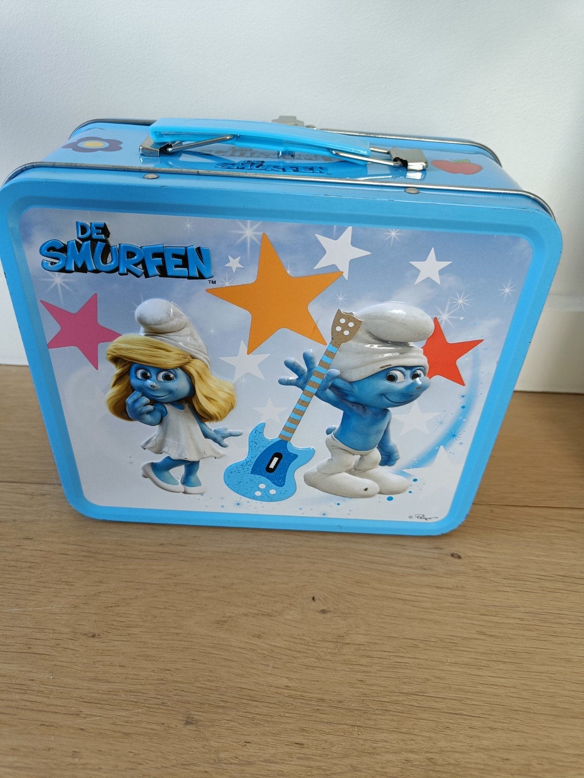 smurfen koffer brooddoos 2011, Ophalen