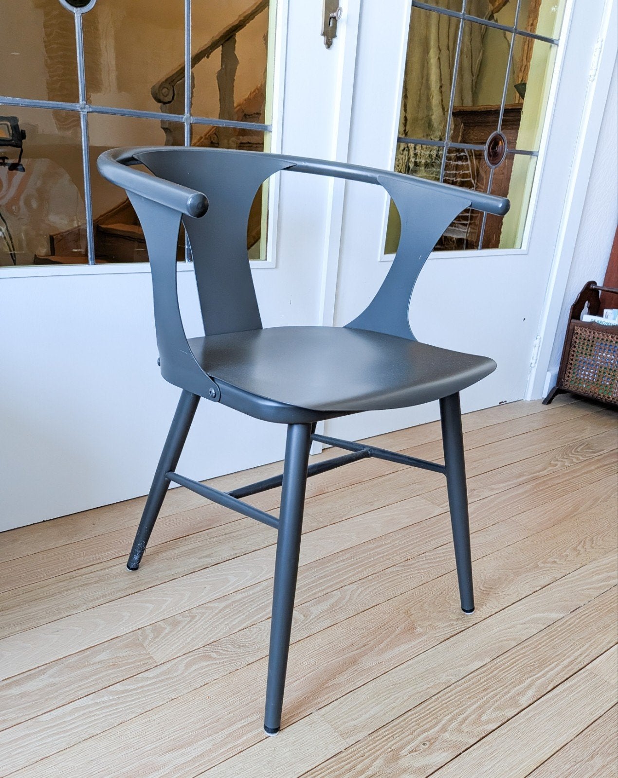 High-End Designstoel 'Wishbone' Stijl (Aankoopprijs €310,-), Huis en Inrichting, Stoelen, Ophalen, Kunststof