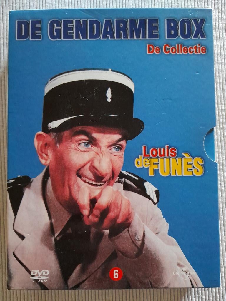 De gendarme box (Louis de Funès), Cd's en Dvd's, Dvd's | Klassiekers, Zo goed als nieuw, Komedie, 1960 tot 1980, Vanaf 6 jaar