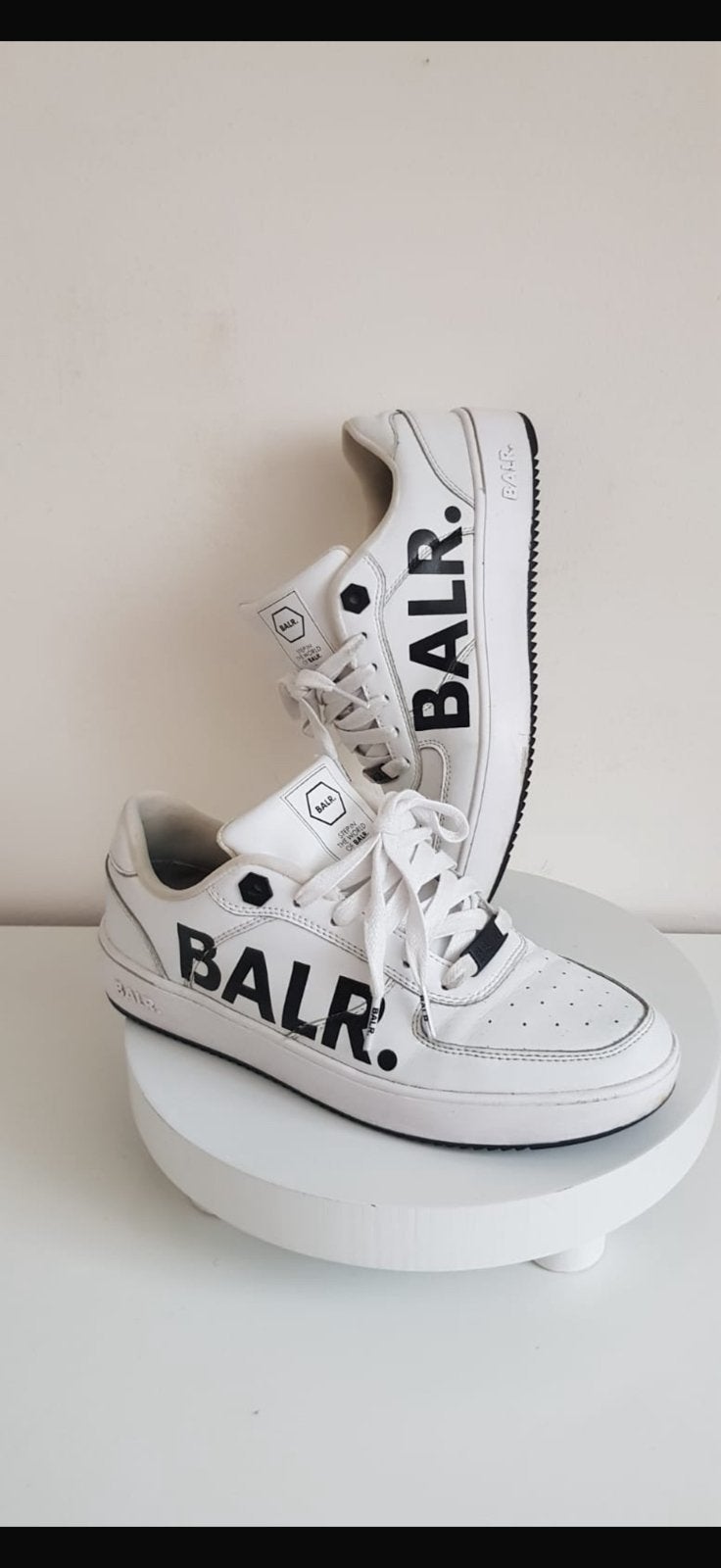 Basket BALR. Unisex Taille 39, Vêtements | Hommes, Chaussures, Enlèvement, Porté, Blanc, Baskets