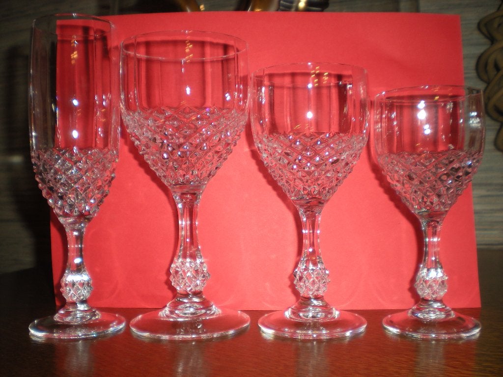 kristallen glasservies, Antiek en Kunst, Ophalen