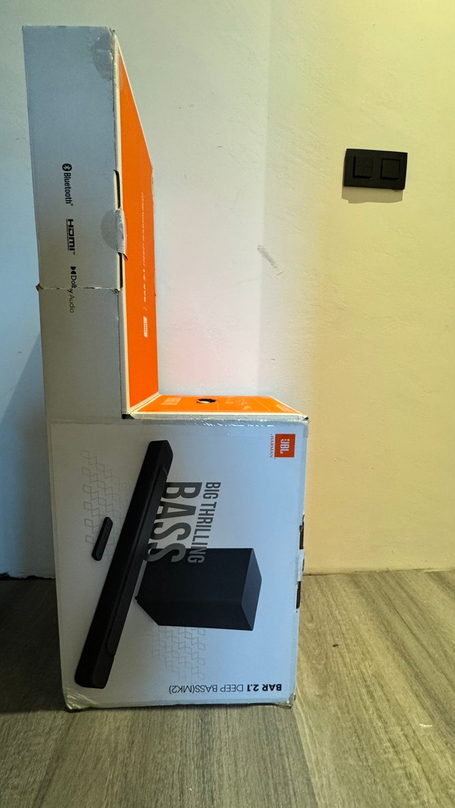 JBL Soundbar Bar 2.1 Deep Bass, Ophalen, Zo goed als nieuw