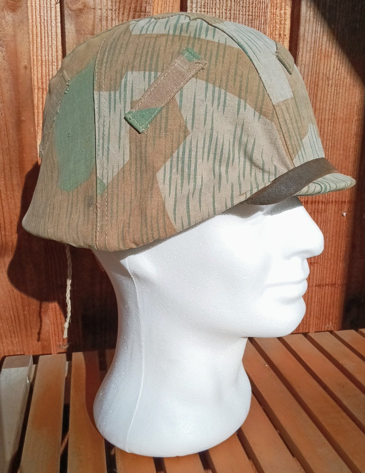 Casque allemand et couvre-casque "terrain" ww2, Collections, Enlèvement ou Envoi