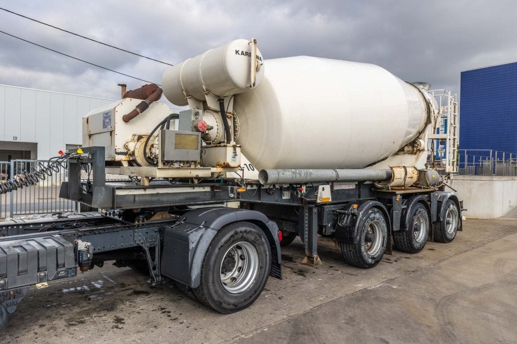 Renders BETON MIXER 12M3 + MOTOR (MALAXEUR/MISCHER), Overige brandstoffen, Bedrijf, Aanhangers en Opleggers, Te koop