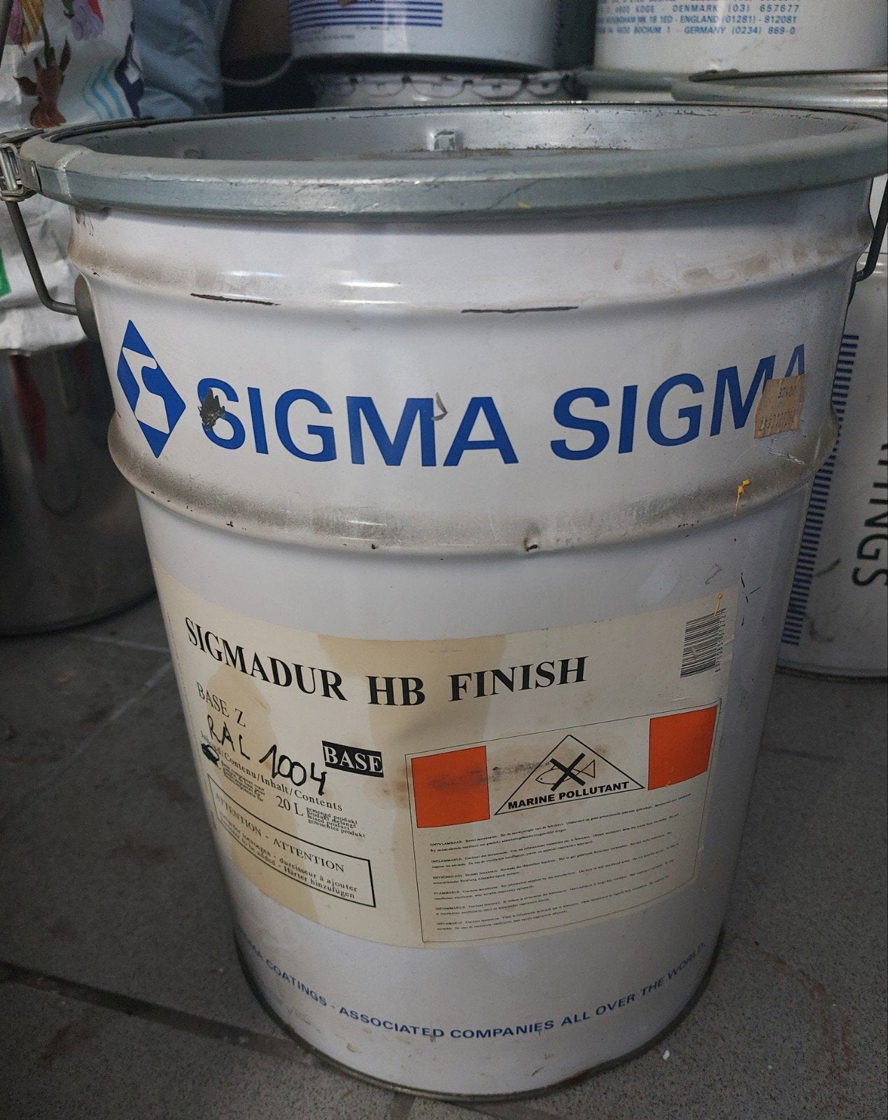 Sigma Sigmadur HB Finish verf, RAL 1004, 20 liter, Doe-het-zelf en Bouw, Ophalen, Nieuw